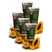 Набор из 5 съедобных лубрикантов JUJU со вкусом тропических фруктов - JuJu - купить с доставкой в Таганроге