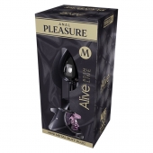 Серебристая анальная втулка Mini Metal Butt Plug Size M с розовым кристаллом - Adrien Lastic в Таганроге Серебристая анальная втулка Mini Metal Butt Plug Size M с розовым кристаллом - Adrien Lastic