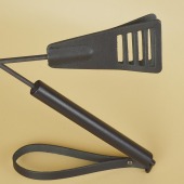 Черный кожаный стек «Сириус» - 60 см. - Sitabella - купить с доставкой в Таганроге