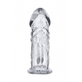 Прозрачная насадка на пенис Uco - 13 см. - A-toys - в Таганроге купить с доставкой