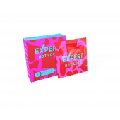 Презервативы с разогревающим эффектом Expert Hot Love - 3 шт. - Expert - купить с доставкой в Таганроге