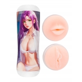 Двусторонний мастурбатор аниме - ротик и вагина - Tokyo Style - в Таганроге купить с доставкой