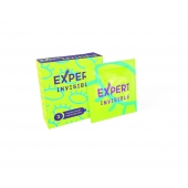 Ультратонкие презервативы Expert Invisible - 3 шт. - Expert - купить с доставкой в Таганроге