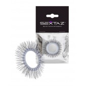 Круглое эрекционное кольцо с «ресничками» - Sextaz - в Таганроге купить с доставкой