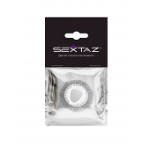 Эластичное эрекционное кольцо с длинными черными «ресничками» - Sextaz - в Таганроге купить с доставкой