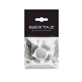 Эластичное кольцо с «ресничками» и 4 шариками - Sextaz - в Таганроге купить с доставкой