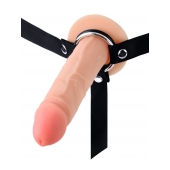 Мужской полый страпон на регулируемых ремнях - 18,5 см. - Sex Expert - купить с доставкой в Таганроге