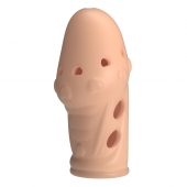 Телесная насадка на пенис Booker - 8 см. - Baile - в Таганроге купить с доставкой