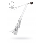 Белая кожаная плеть - 50 см. - Pecado - купить с доставкой в Таганроге