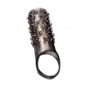 Дымчатая насадка на пенис с выпуклостями - 12 см. - Sex Expert - в Таганроге купить с доставкой