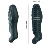 Серая силиконовая насадка на пенис с подхватом Manwan Ryzer - Manwan - в Таганроге купить с доставкой