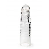 Прозрачная закрытая насадка на член - 15 см. - Sex Expert - в Таганроге купить с доставкой