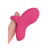 Розовый сенсорный вибромассажёр на палец Fuzu Sensa - Fuzu