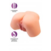 Телесный реалистичный мастурбатор-полуторс с 2 любовными входами - No Name - в Таганроге купить с доставкой