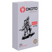 Точечные презервативы OKOTO Dotted - 12 шт. - Sitabella - купить с доставкой в Таганроге