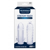 Набор из 2 прозрачных насадок на член Seductive Tickler Sleeves Set - NMC - в Таганроге купить с доставкой