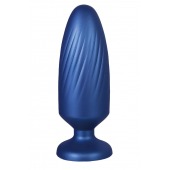 Синяя анальная пробка G Stuck Silicone Anal Plug - 13,5 см. - NMC