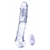 Прозрачная насадка-удлинитель Length Enhancer With Bullet с подхватом - 22,3 см. - NMC - в Таганроге купить с доставкой