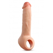 Телесная насадка-удлинитель Thrive 8.75 Inch Realistic Penis Extender Sleeve - 22,2 см. - Blush Novelties - в Таганроге купить с доставкой
