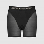 Трусики-шорты для фиксации насадок Strap-on-me Harness Lingerie Halo - size M - Strap-on-me - купить с доставкой в Таганроге