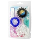 Набор из 3 эрекционных колец разного цвета и рельефа - Boys of Toys - в Таганроге купить с доставкой