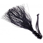 Черная силиконовая плетка - 25,4 см. - Boys of Toys - купить с доставкой в Таганроге