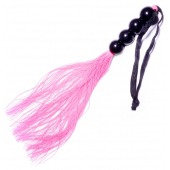 Розовая силиконовая плеть - 35,5 см. - Boys of Toys - купить с доставкой в Таганроге
