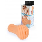 Эластичный мастурбатор в виде вагины телесного цвета - Sexy Girl - в Таганроге купить с доставкой