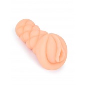 Телесный мастурбатор-вагина с вибропулей и эрекционными кольцами в комплекте - Sexy Girl - в Таганроге купить с доставкой