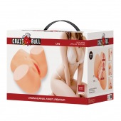 Телесный мастурбатор Liora с 2 любовными тоннелями - Baile - в Таганроге купить с доставкой