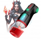 Интерактивный мастурбатор Raven с вакуумом, вибрацией и подсветкой - Shots Media BV - в Таганроге купить с доставкой