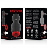 Черно-красный мастурбатор с вибрацией и всасыванием - JAMYJOB - в Таганроге купить с доставкой