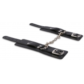 Манжеты с ремешками и карабинами для сцепки - Пикантные штучки - купить с доставкой в Таганроге