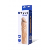 Насадка с ярко выраженной головкой и рельефным стволом - 19 см. - A-toys - в Таганроге купить с доставкой