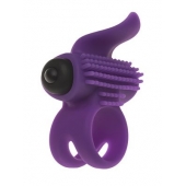 Эрекционное кольцо с подхватом мошонки и стимуляцией клитора Bullet Lastic Ring - Adrien Lastic - в Таганроге купить с доставкой