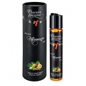 Массажное масло с ароматом экзотических фруктов Huile de Massage Gourmande Fruits Exotiques - 59 мл. - Plaisir Secret - купить с доставкой в Таганроге