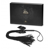 Чёрная плётка Lilly Whip Bijoux - Bijoux Indiscrets - купить с доставкой в Таганроге