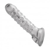 Утолщающая ребристая насадка на пенис - Доминирующее кольцо - в Таганроге купить с доставкой