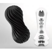 Мастурбатор FLEX Rocky Black с плотным рельефом - Tenga - в Таганроге купить с доставкой