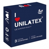 Ультрапрочные презервативы Unilatex Extra Strong - 3 шт. - Unilatex - купить с доставкой в Таганроге