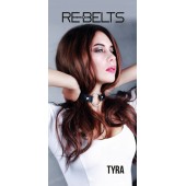 Чёрный кожаный чокер-кляп Tyra Black - Rebelts - купить с доставкой в Таганроге