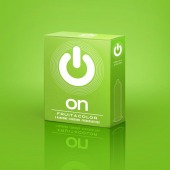 Цветные ароматизированные презервативы ON) Fruit   Color - 3 шт. - ON) - купить с доставкой в Таганроге