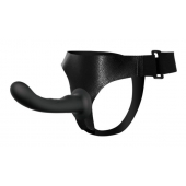 Страпон с изогнутой головкой Ultra Harness Curvy Dildo - 15,8 см. - Baile - купить с доставкой в Таганроге
