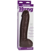 Большая насадка для трусиков Vac-U-Lock Realistic Hung - 31,7 см. - Doc Johnson - купить с доставкой в Таганроге
