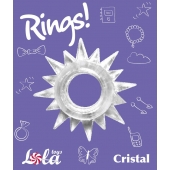 Прозрачное эрекционное кольцо Rings Cristal - Lola Games - в Таганроге купить с доставкой