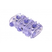 Фиолетовая насадка на пенис Rings Armour - Lola Games - в Таганроге купить с доставкой