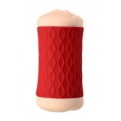 Двухсторонний мастурбатор JOS  NADIN в красном цилиндре - JOS - в Таганроге купить с доставкой