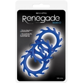 Набор из 3 синих эрекционных колец Renegade Gears - NS Novelties - в Таганроге купить с доставкой