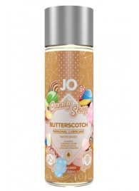 Смазка на водной основе Candy Shop Butterscotch с ароматом ирисок - 60 мл. - System JO - купить с доставкой в Таганроге