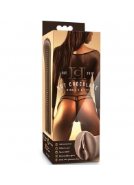 Коричневый мастубратор-вагина Nicole s Kitty - Blush Novelties - в Таганроге купить с доставкой